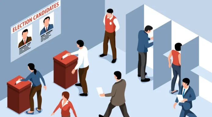 Hukum Pemilu: Menjamin Kedaulatan Rakyat Ilustrasi pemilu, pemilihan, vote. (Image by macrovector on Freepik)