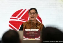 Menteri Keuangan, Sri Mulyani Umumkan PPN 12% Batal Naik, Stimulus Perekonomian Tetap Berlaku Menteri Keuangan Sri Mulyani setelah menyampaikan kenaikan tarif Pajak Pertambahan Nilai (PPN) di Kantor Kementerian Keuangan, Jakarta, 31 Desember 2024. ANTARA/Aprillio Akbar
