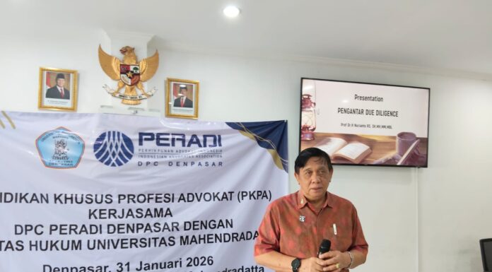 Prof. Dr. Nurianto Teguhkan Komitmen Pendidikan Hukum melalui PKPA Paradi