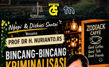 BINCANG-BINCANG KRIMINALISASI SENGKETA PERDATA KE RANAH PIDANA Bersama : PROF. DR. H. NURIANTO.RS