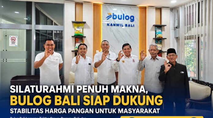 SILATURAHMI PENUH MAKNA, BULOG BALI SIAP DUKUNG STABILITAS HARGA PANGAN UNTUK MASYARAKAT