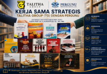 KERJA SAMA STRATEGI TALITHA GROUP (TG) DENGAN PERGUNU DALAM DISTRIBUSI BUKU-BUKU KARYA PROF. DR. H. NURIANTO.RS, SH., MH., MM.