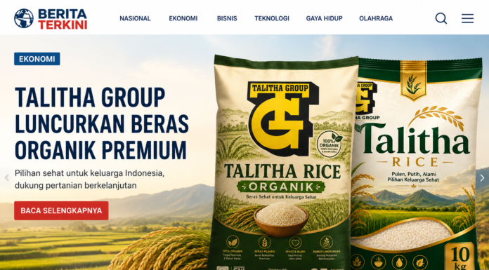 MELUNCURKAN TALITHA RICE. BERAS ORGANIK & BERAS NON ORGANIK BERKUALITAS
