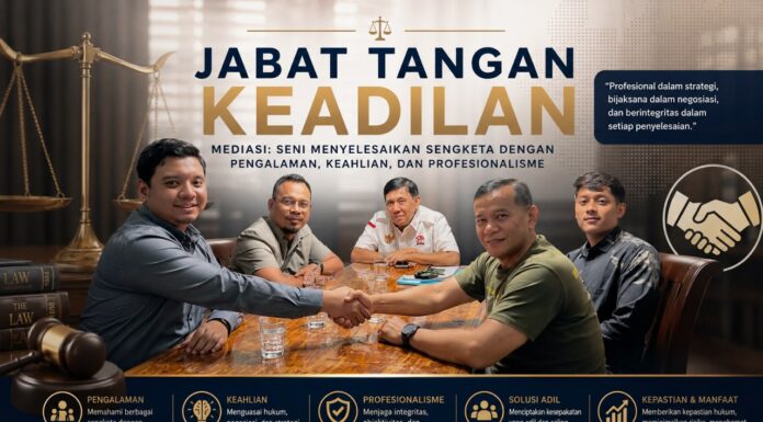 Â SENI MENYELESAIKAN SENGKETA DENGAN PENGALAMAN, KEAHLIAN, DAN PROFESIONALISME